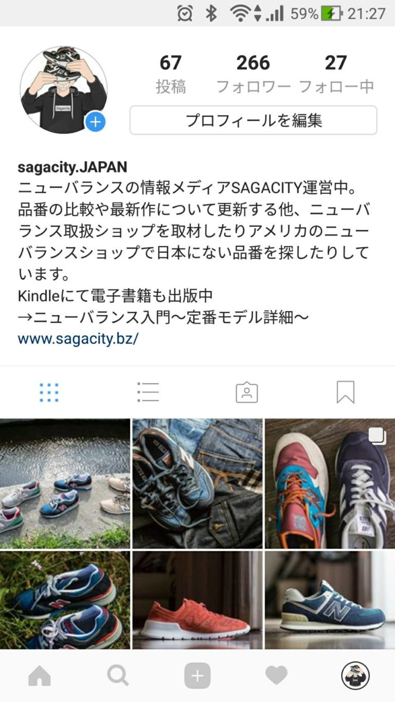 ニューバランスファンにおすすめのインスタアカウント Sneakｍ スニーカム